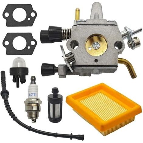 BARKBUSTERS Filtre à air de carburateur adapté aux modèles FS400, FS450, FS480, SP400, C1Q-S34H, Remplacement du carburateur 41281200651 (1/3)