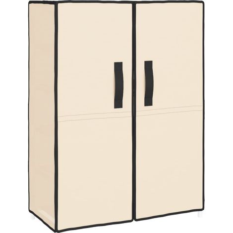 Maison Exclusive - Scarpiera Crema 60x28x90 cm Tessuto