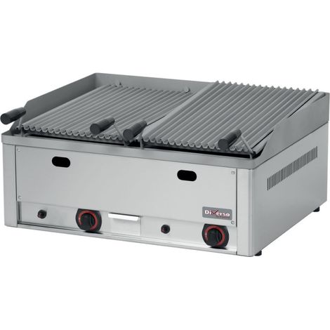 Grill pierre de lave 1 module 8 kw - Diverso