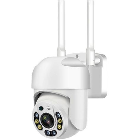 Caméra de surveillance intérieure/extérieure sans fil 5G – Vision nocturne laser – Rotation 360° – Suivi humanoïde intelligent - FI 5 G (1/5)