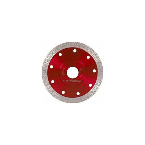 Disque de scie diamant 115 mm , disque turbo circulaire super fin pour meuleuse d'angle, coupe de porcelaine, carrelage, granit, marbre, céramique, béton renforcé, bleu, 115 mm (1/5)