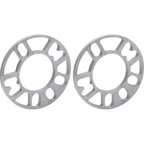 2x Entretoise Roue 10mm Aluminium Universel pour Véhicules 4 5 Trous PCD 98mm à 120mm (1/5)