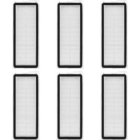 6 pièces accessoires de filtre HEPA pour Roborock Qrevo S5V, QRevo Maxv, QRevo Curv S5X,QRevo Edge S5A, Qrevo S, QRevo Pro, Qrevo Plus, Q revo Edge, Qrevo Curv, Qrevo Curve aspirateur (1/5)