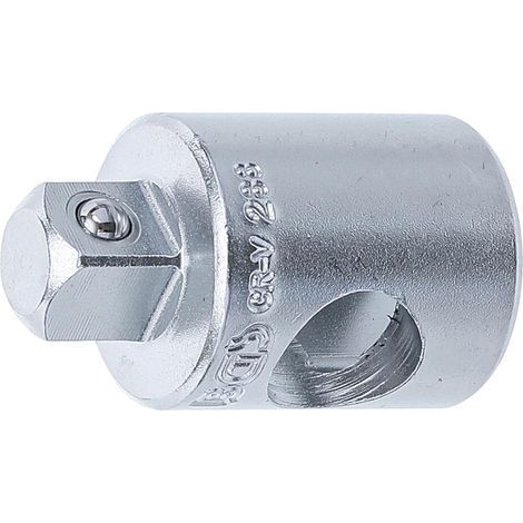 1 Adaptateur Poignée Coulissante Empreinte Carré 10 Mm Acier Chromé Pour Rallonges (1/3)