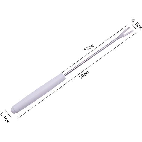 Fourche À Barbecue - Acier Inoxydable - Manche En Polypropylène - Pour Grill Extérieur - 1 Pièce (1/5)