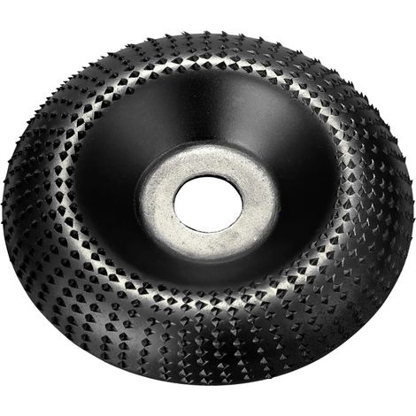MINKUROW Mola Per Smerigliatura Angolare In Legno Mola Per Intaglio Utensile Rotante Per Smerigliatrice Angolare Rivestimento In Carburo Foro Sagomatura Alesaggio 16 Mm (Nero) (1/5)