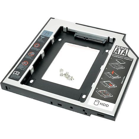 Deuxième boîtier pour disque SSD, lecteur CD/DVD optique pour ordinateur portable de jeu. (1/4)