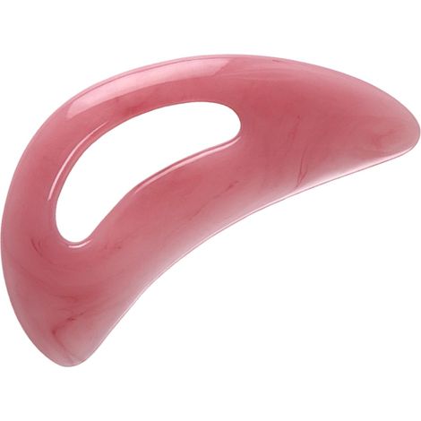 Grand masseur Gua Sha, stimulateur de drainage lymphatique, masseur Gua Sha musculaire, outil d'élimination de la cellulite et de la sculpture corporelle pour hommes et femmes (rose)