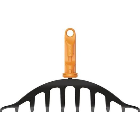Gartengerät Fiskars oneclick 10 Zinken Borstahl