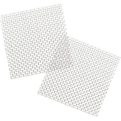 Tapis Filet Mousse - Acier Inoxydable 304 - Pour Aquarium Et Bassin - 7 x 7 cm - Lot De 10 (1/4)