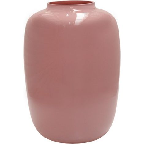 Vase Rond en Verre Soufflé Bouche Rose Pastel pour Fleurs et Décoration d'Intérieur - PANGIVO (1/5)