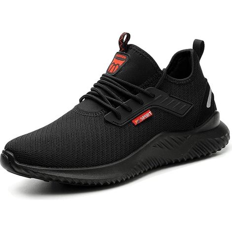 Chaussures chantier bout acier légères respirantes antidérapantes taille 36 (1/5)