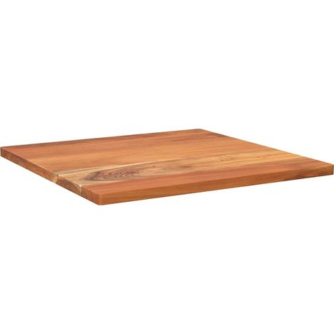 Dessus de table-Plateau de Table de Remplacement 50x50x3,8 cm carré bois massif d'acacia 782871 (1/5)