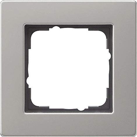 Plaque de finition Gira 0211335 acier inoxydable design plat