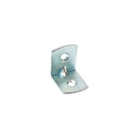 Itar – Équerre en acier zingué 2 trous – Longueur 14cm – Largeur 15cm – Angle 90° – Renfort pour précision (1/2)