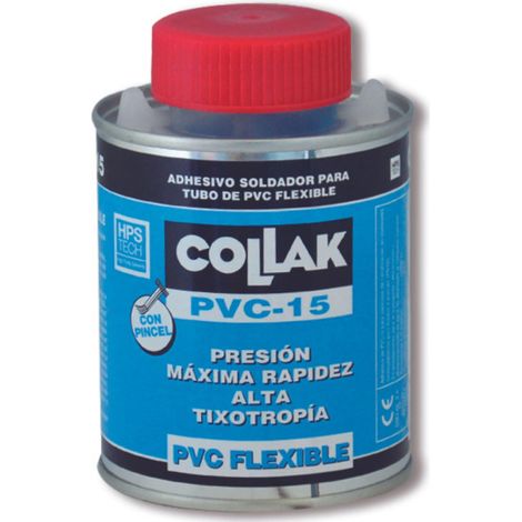 Klebekleber für flexibles PVC, für Verbindungen zwischen Rohren, 250-ml-Karton
