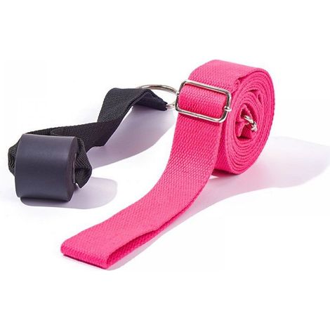 1 Sangle d'étirement, ancrage de porte, anneau en D métal, pour ballet, danse, gymnastique, cheerleading (1/5)
