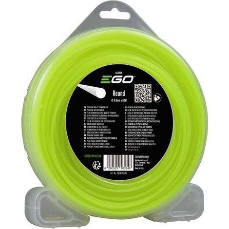 EGO Mähfaden AL3060R 3,0mm x 60 mtr rund (gelb), STX4500 / BCX4500 / STX3800