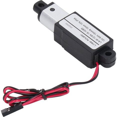 Actionneur linéaire miniature électrique en aluminium ABS, alimentation en courant continu, mini-actionneur de mouvement pour machines agricoles, 12 V, 10 mm, 0,4 pouce (1/5)