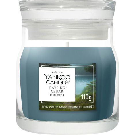 Candela Bayside Cedar 110g Blu Yankee Candle