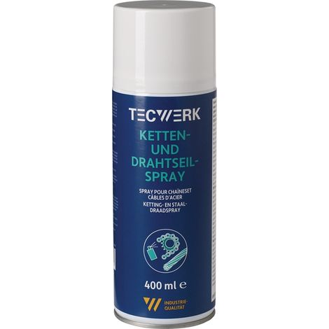 TECWERK Ketten-/Drahtseilspray gelblich 400ml Spraydose TECWERK