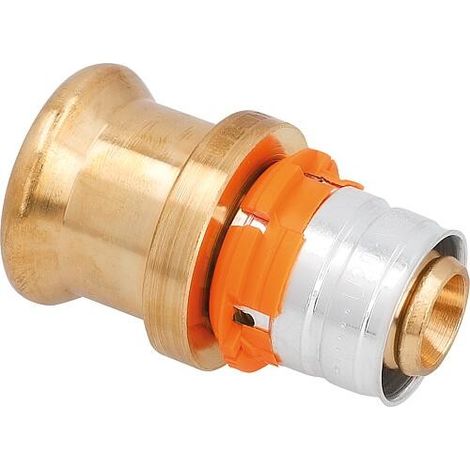 Accouplement S-Sertir Uponor sur acier inoxydable/CU M Ø20mm-Ø22CU-SST (1/2)
