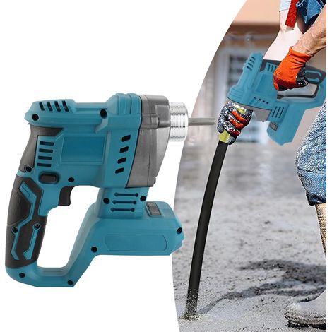 Vibrateur à béton sans fil avec batterie BL1830 18 V, moteur vibrant portable de 800 W, idéal pour les travaux de bricolage à domicile, au jardin et pour le coulage de plaques de plâtre. (1/5)