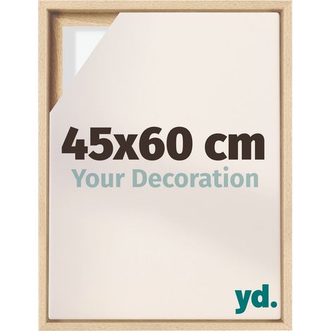 Your Decoration - Cadre flottant - Hetre - Cadre en caisse américaine pour toile sur chassis - MDF - Lyon (1/5)