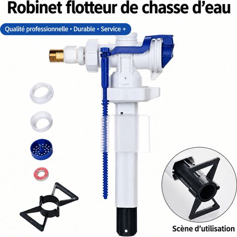 Robinet flotteur Typ383 vanne d'arrivée d'eau latérale à filetage en cuivre 3/8 modèle avec support 40 × 24 × 6 cm 200 g – Livraison gratuite