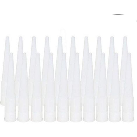 20 Pièces Cartouche Douilles Silicone Douilles embouts de Remplacement en Silicone Pointes Cartouche Cartouche Buses Buses(Diamètre intérieur de l'interface : 15 mm) (1/5)