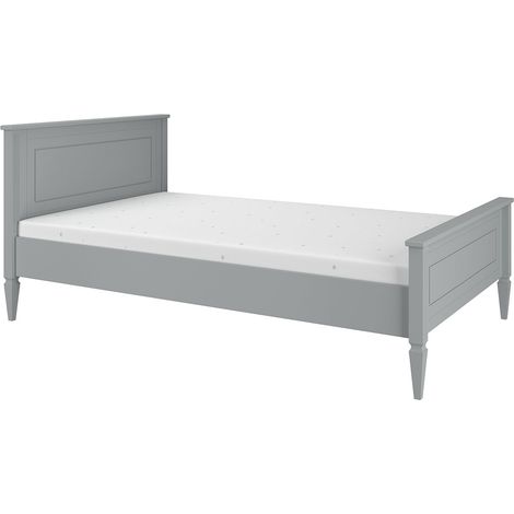 Letto 120x200 con rete a doghe Bellamy Ines Grigio (1/3)