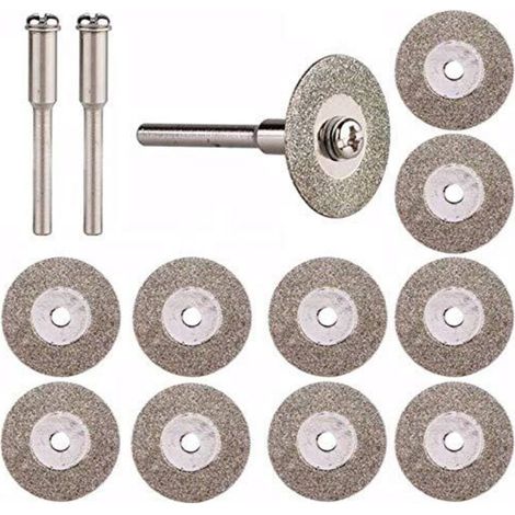 18 mm Diamant-Metalltrennscheibe, Metallradsägeblätter für Rotationswerkzeuge, Schleifzubehör, neues Rotationsbit-Set (10 Bits) - INHHUB
