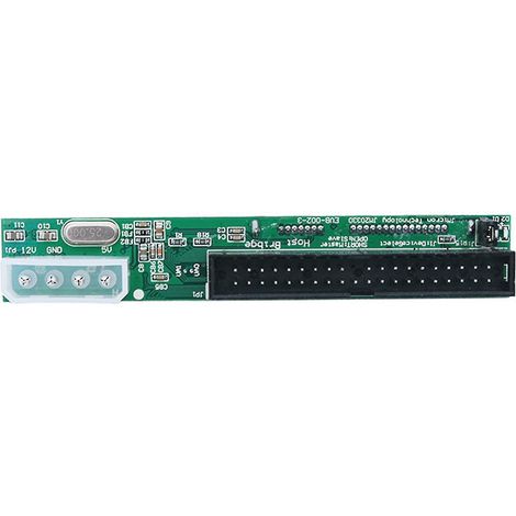 Carte adaptatrice IDE PATA vers SATA 3,5"/2,5" pour disque dur IDE 40 broches/DVD