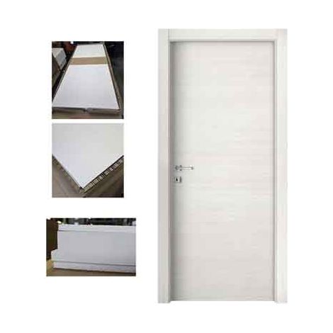 PORTA BATTENTE REVERSIBILE OLMO BIANCO EFFETTO VENATO