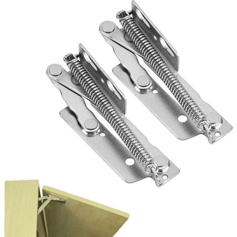 2 PièCes Lid Support Hinge Heavy Duty, Charnière Banc d'angle Coffre, Pour Canapé Pliant, Lit Couvercle, Accessoires De Meubles, Rangement Meubles (1/5)