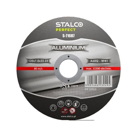 Disco plano Stalco para aluminio 125x1.0 perfecto