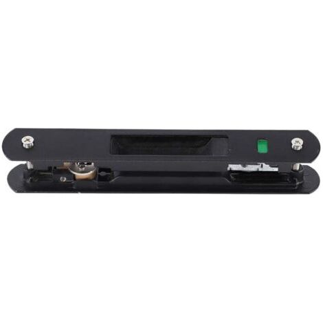 Cerradura de gancho para puerta corredera o ventana, moderna, móvil, de doble cara, para puerta individual o hogar. (1/4)