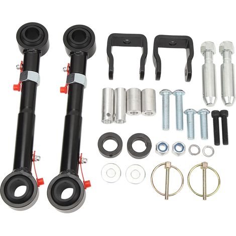 Système de déconnexion rapide de la barre stabilisatrice avant barre stabilisatrice réglable pour Wrangler TJ JKS avec rehausses de 2,5 à 6 pouces (1/5)