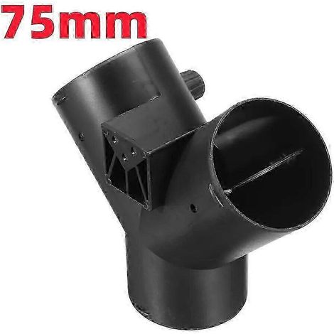 Raccord de conduit d'aération en Y de 60 mm ou 75 mm avec clapet de régulation double pour chauffage de stationnement diesel Webasto