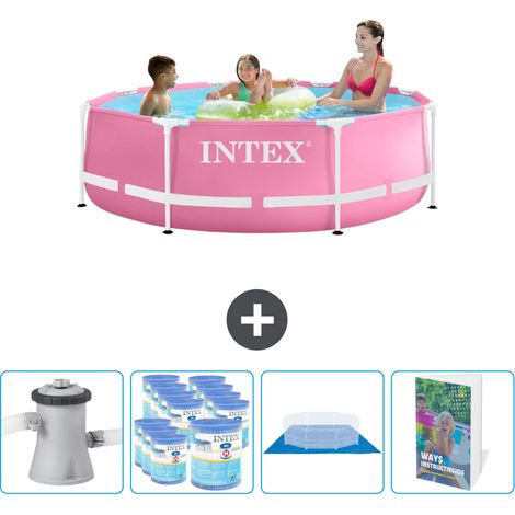 Intex Piscina con struttura Rotonda - 244x76 cm - 7-pezzi SCB119 (1/5)