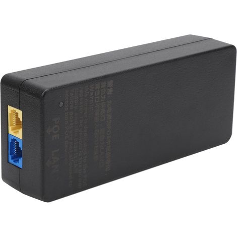 Bloc d'alimentation injecteur PoE 8 ports, adaptateur 110-264V AC avec câble secteur européen (1/5)