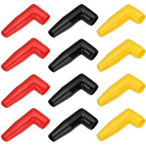 Lot de 12 Cosses Électriques Isolantes PVC pour Treuils Jusqu'à 10 mm² (1/4)