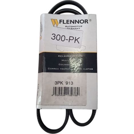 3pk913 cinghia poly-v alternatore servizi marca flennor (1/5)