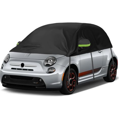 Housse de Voiture Remplacement Universelle Demi-Housse de Voiture Résistante au Soleil, Demi-Bâche de Garage Résistante Aux UV (1/5)