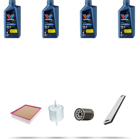 Kit tagliando 4 FILTRI e 4L OLIO compatibile con Ford Puma 1.4i 16v 66kw dal 1997 (1/5)