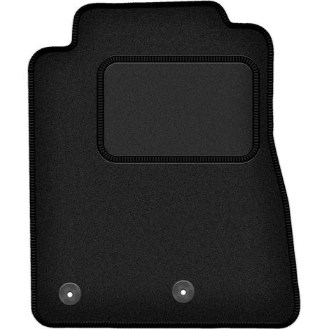 Tapis de sol conducteur en velours noir pour : Ford Mustang MK5 FL coupé (2011-2014)