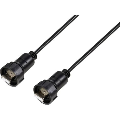 Adaptateur USB 2.0 avec câble de 1 M. TC-12770408 TRU COMPONENTS Contenu: 1 pc(s) Q058753 (1/2)