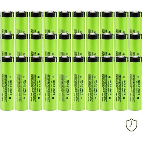 Batería de iones de litio, capacidad de 4800 mAh, descarga continua de 30 A, 30 unidades, 3,7 V (1/2)