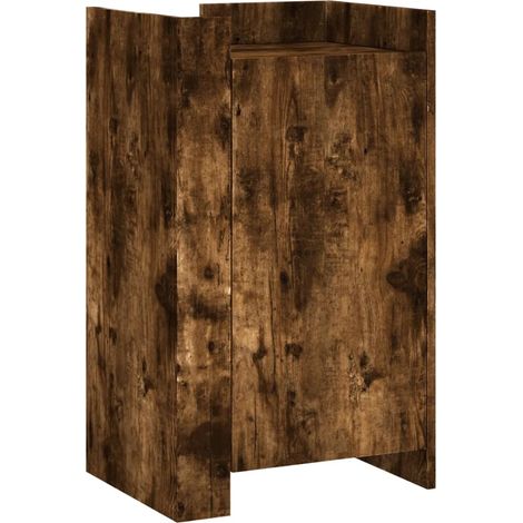 Aparador buffet cómoda mueble mueble de almacenaje organizador cocina salón salón 45 x 35 x 75 cm madera contrachapada marrón 020030946 (1/5)