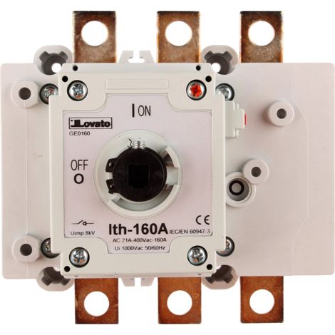 Interrupteur-sectionneur triphasé 160 A GE0160